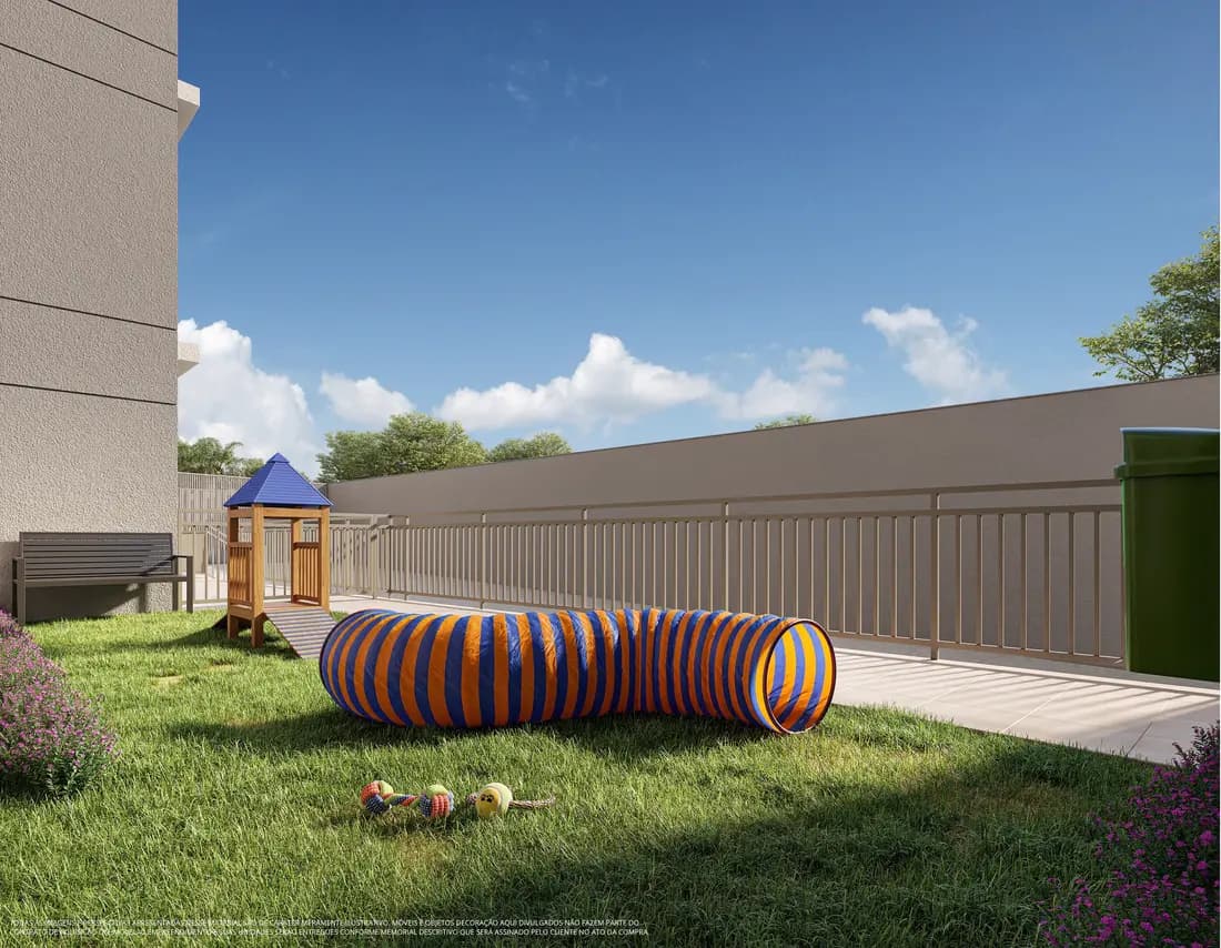 Pet place — perspectiva ilustrada